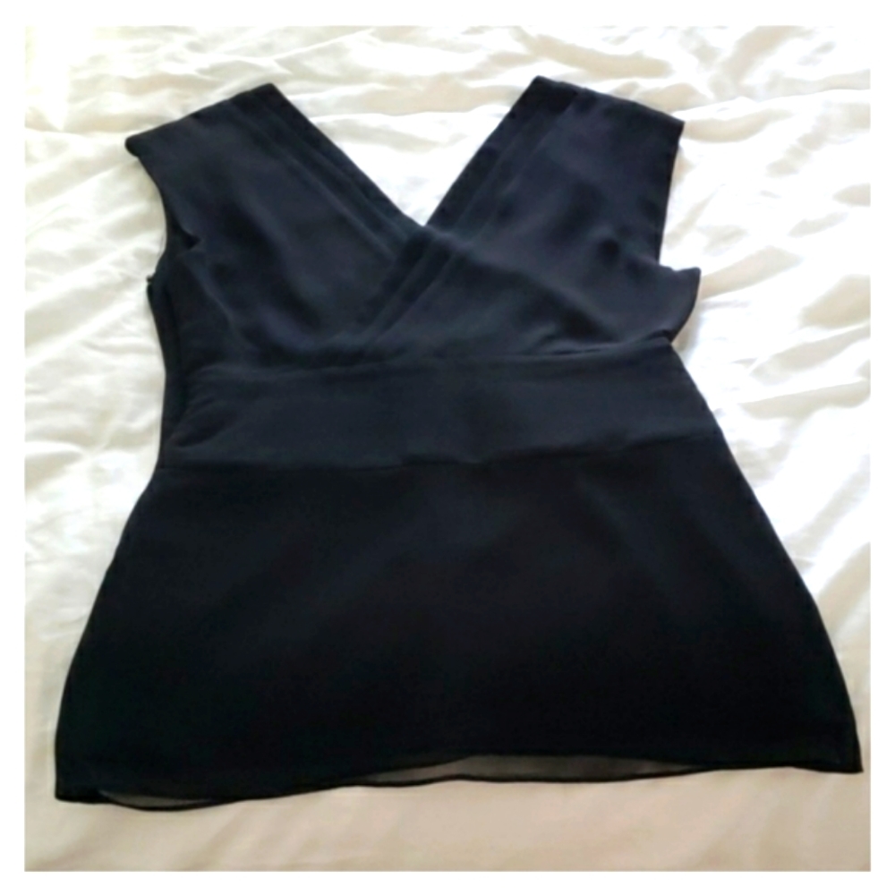 Banana Republic Black V Top